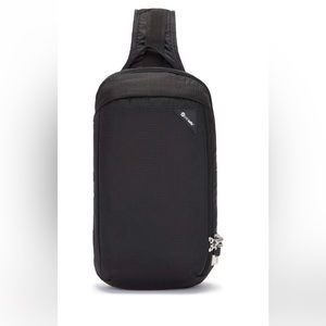 Pacsafe Vibe 325 ECONYL Black RFID Crossbody Sling Pack